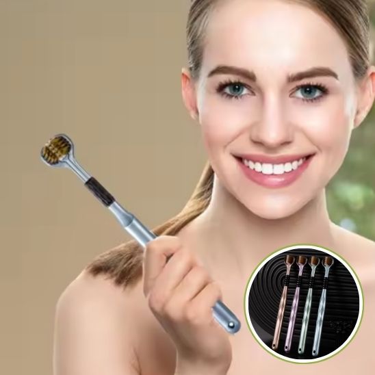 360° TOOTHBRUSHES WITH 3 HEADS - BLUE MOUNT™