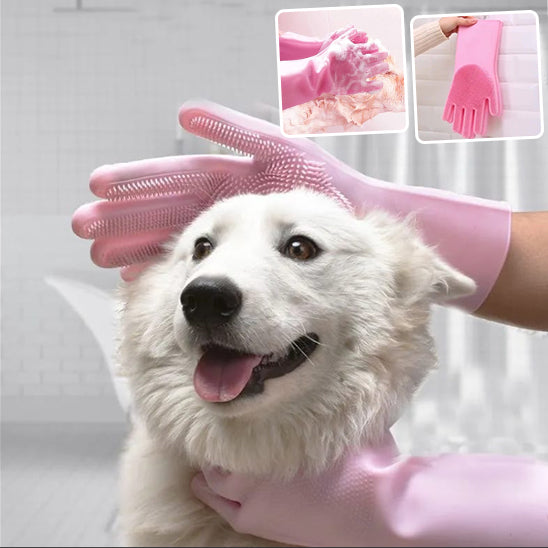PET GROOMING BATHING GLOVES - AZURS STORE™