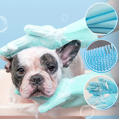 PET GROOMING BATHING GLOVES - AZURS STORE™