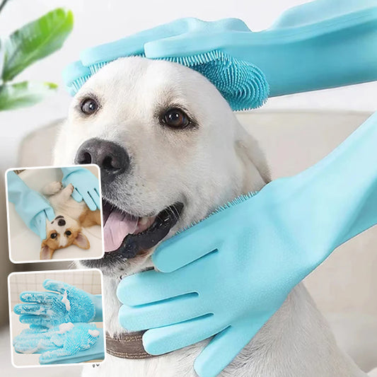 PET GROOMING BATHING GLOVES - AZURS STORE™
