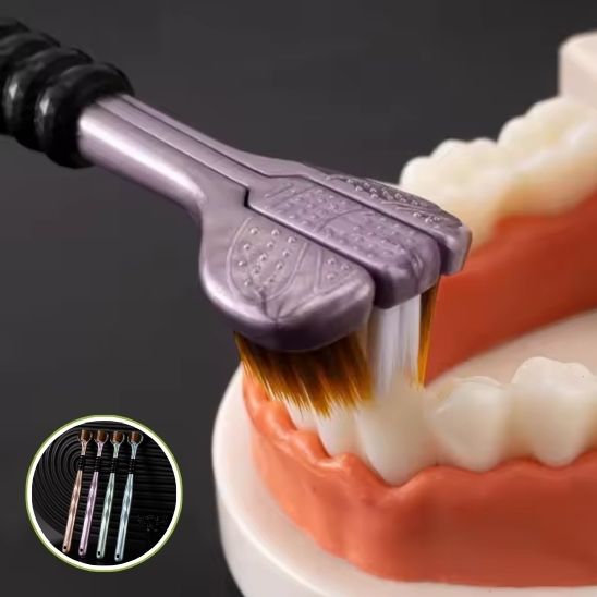 360° TOOTHBRUSHES WITH 3 HEADS - BLUE MOUNT™