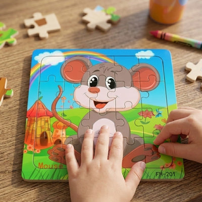 JOUET ENFANT PUZZLE BOIS - VAOCOM