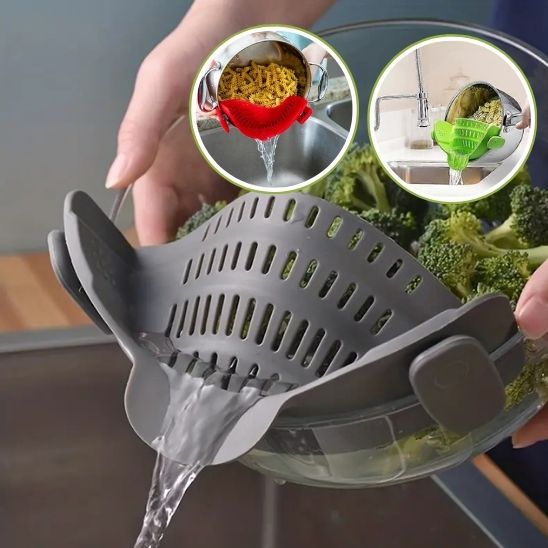 PASSOIRE DE CUISINE EN SILICONE - VAOCOM