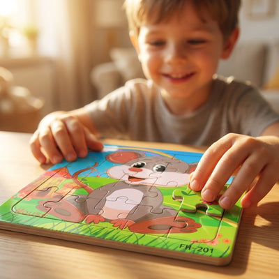 JOUET ENFANT PUZZLE BOIS - VAOCOM