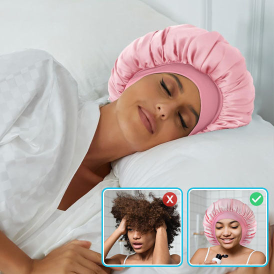 BONNET DE NUIT EN SATIN - NONEOV™