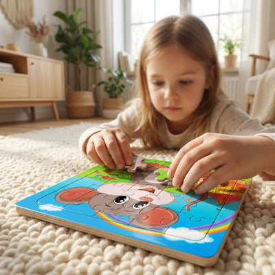 JOUET ENFANT PUZZLE BOIS - VAOCOM