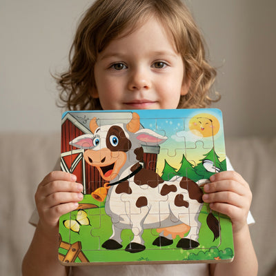 JOUET ENFANT PUZZLE BOIS - VAOCOM