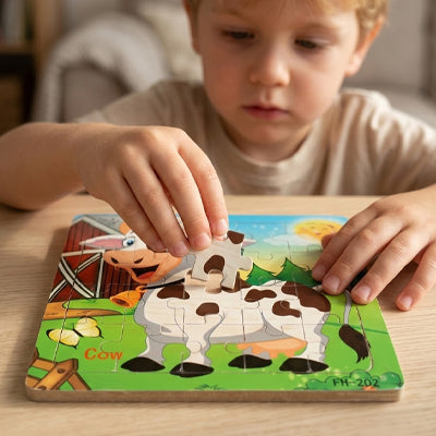 JOUET ENFANT PUZZLE BOIS - VAOCOM