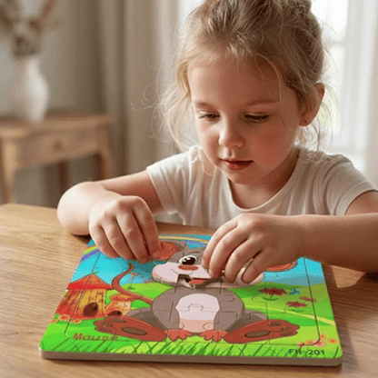 JOUET ENFANT PUZZLE BOIS - VAOCOM