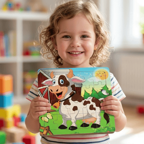 JOUET ENFANT PUZZLE BOIS - VAOCOM
